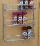 3 tier Spice and packet rack, 400 mm hole centres