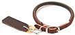 Coastal Pet Circle T Latigo Rolled Leather Dog Collar (14 Inch L x 1/2 Inch W)