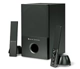 Altec Lansing VS-4121-Black Speaker aktives 2.1-Lautsprechersystem Nennbelastbarkeit Satelliten 6W, Subwoofer 19W