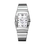 Omega Ladies Constellation Quadrella Quartz Diamond Watch #1586.79.00 by Omega