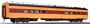 Walthers HO Scale Milwaukee Road 1955 "Twin Cities Hiawatha" 26-Seat Tap Lounge No.162-173