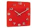 KARLSSON KA4400 Wanduhr Vintage Glas rot