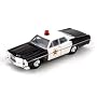 HO Die-cast 1967 Ford Galaxie Police Car