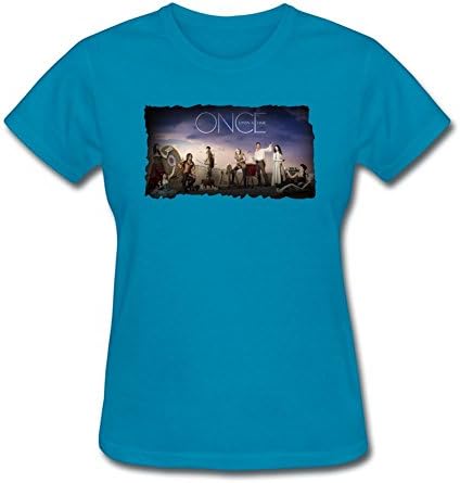 AHOO Women's T Shirt Once Upon A Time In America DeepHeather T-Shirt Blue X-small
