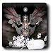 WhiteOak Goth Fairy Designs - Gothick Fairy Goth Fairy and Stars - Mouse Pads