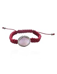 18kt Gold Sapphire Gemstone Macrame Bracelet Handmade Jewelry