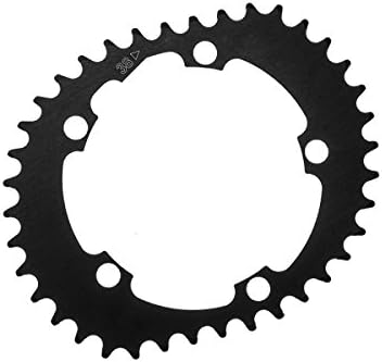 Osymetric Chainring Compact 110mm BCD Black, 110x38