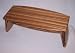 Portable Meditation Bench (Zebra Wood)