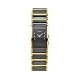 RADO Watch:Rado Women's R20789752 Integral Black Dial Ceramic Bracelet Watch