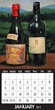 2012 Wine Magnetic Calendar