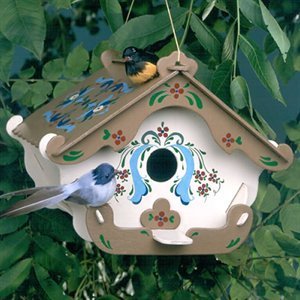 The Swiss Inn Birdhouse FREE SHIPPING