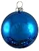 Huge Shiny Lavish Blue Shatterproof Christmas Ball Ornament 10