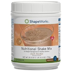 Herbalife Shapeworks – Chocolate Formula 1 Nutritional Shake Mix – 750g Canister