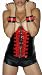 Sexy Cupless Corset with Handcuffs Couples Fetish Sm Bondage Restraints Kit