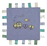 from Slumbertag SlumberTag by Slumbersac Baby Comfort Tags Blanket Blue Train (Model TAG-110)