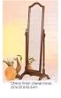 Classic Style Cherry Finish Frame Cheval Mirror