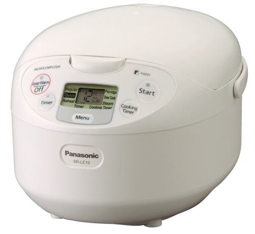 Panasonic SR-LE10 5-Cup Rice Cooker with Advanced Fuzzy Logic Technology