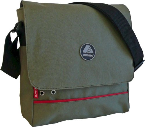 amaro ,Umh&auml;ngetasche mit &Uuml;berschlag, 3082, khaki, 23x24x7 cm