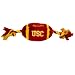NCAA Plush Football Dog Toy, Large, University of Southern California Trojans