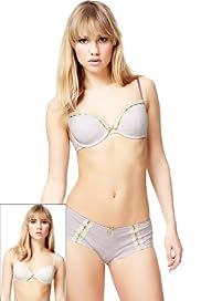 2 Pack Limited Collection Cotton Rich Spotted & Striped Padded A-DD Bras