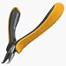 ESD-Safe Oblique Front Cutters, 40°, Flush with Ergo Grip Handles, 5-1/8