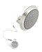 Evolve Showerheads SS-2201BN-SB Panda Water Saving Rain Showerhead, Brushed Nickel