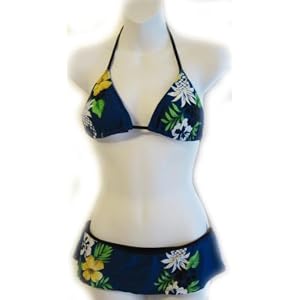 Buy Anne Cole Blue Hawaii Bikini Swimsuit Size 10 by Anne Cole
