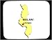 Mouse Pad with map, malawi, africa