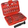 Anytime Tools AT200430 101 Piece Tamper Proof/security Screwdriver Bits and 1/4" Square/hex Reversible Mini Ratchet