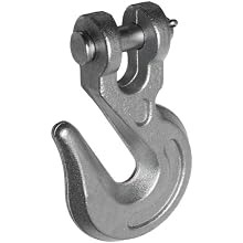 Peerless 8023531 High Test Clevis Grab Hook, Zinc Finish, 7/16" Trade