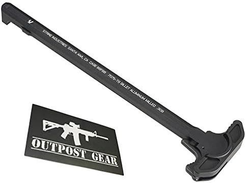 Strike Black 308 Charging H*ndle w/ Outpost Gear Sticker