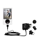 International Wall / AC Charger for the Microsoft Zune - Gomadic Brand w/ TipExchange Technology
