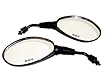 Mirror Set 8mm Right Thread (BK) Motorcycle Scooter ATV Flat Black