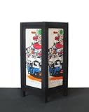 Asian Oriental Table Lamp Saa Paper Tuk Tuk Thai #006