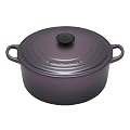 Le Creuset Enameled Cast-Iron 5-1/2-Quart Round French Oven, Cassis