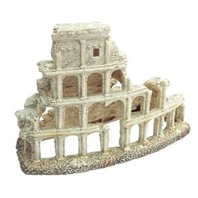 Aquatic Gardens Wet N' Wild Roman Coliseum Ruins Aquarium Ornament