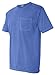 Chouinard Adult Heavyweight Cotton Short-Sleeve Pocket Tee - Flo Blue PgmDye - XL