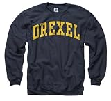 Drexel Dragons Navy Arch Crewneck Sweatshirt