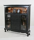 IMAGE OF Keeping Room Black Display Cupboard (Black) (60.5