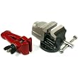 2 Vises Hand Pin Vise Pocket Watch Clock Bench Tools