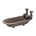 Clawfoot Bathtub Soap Dish Rustic Cast Iron w Faucets