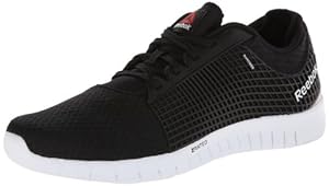 Reebok Men's ZQuick Running Shoe,Black/Pure Silver/White,9.5 M US