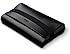 AViiQ Portable Charging Station Mini Folio - Black Leather