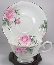 Fine Bone China Cup and Saucer Rose Bouquet Chintz