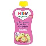 HIPP(ヒップ) 有機原料使用 Organic Apple Banana And Raspberry Breakfast 6M+ 100G 10個セット(6ヶ月から)