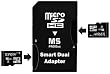 Topram 32GB (16GB x 2) Class 4 C4 MicroSDHC Card with Dual MicroSD to Memory Stick Pro Duo Adapter