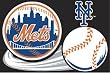New York Mets 20"x30" Tufted Rug - Baseball Sports Merchandise