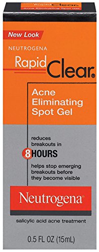 Neutrogena Rapid Clear Acne Eliminating Spot Gel, 0.5 Fluid Ounce (Pack of 3)