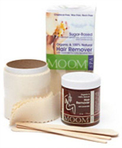 Moom Organic Hair Removal Kit With Lavender, 6-Ounce Package