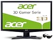 Acer GR235HBMII 58,4 cm (23 Zoll) 3D Monitor (HDMI, VGA, 2ms Reaktionszeit) schwarz inkl. 3D Polarisationsbrille